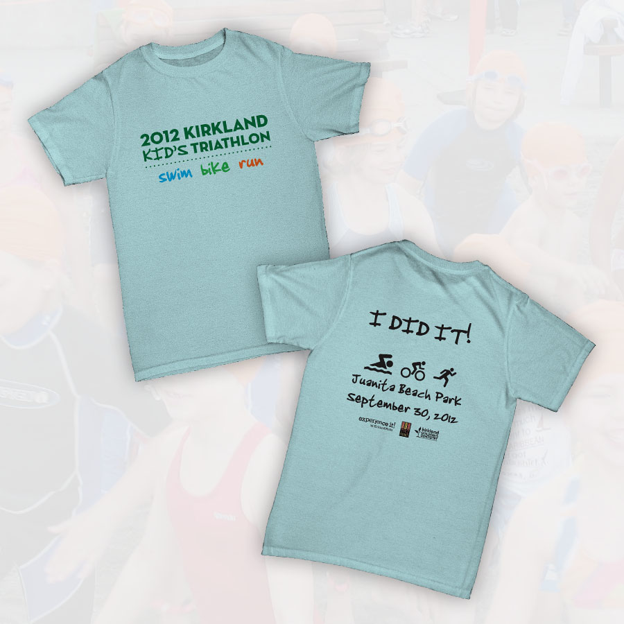 Kirkland Triathlon shirt design