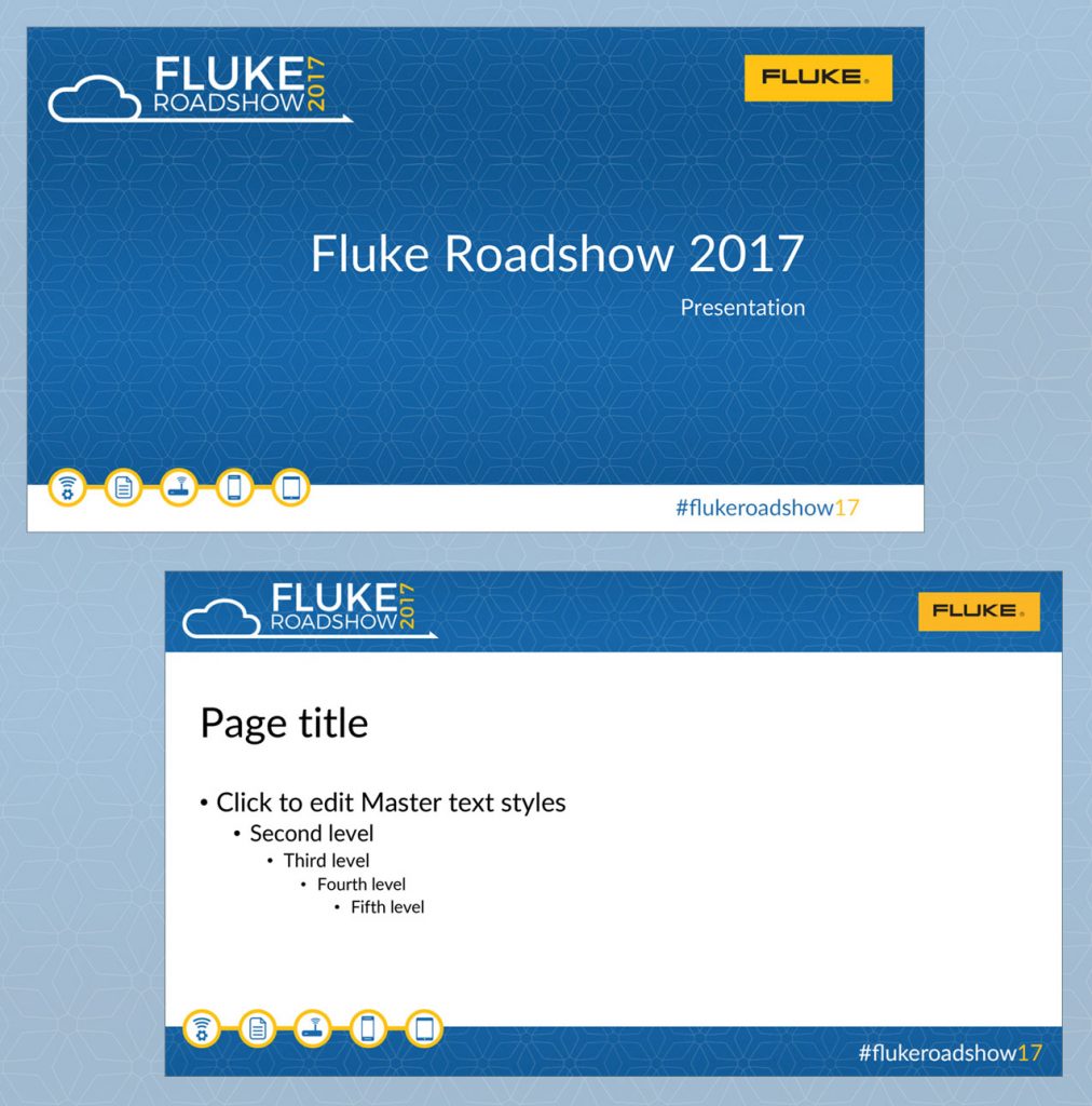 Roadshow PowerPoint design