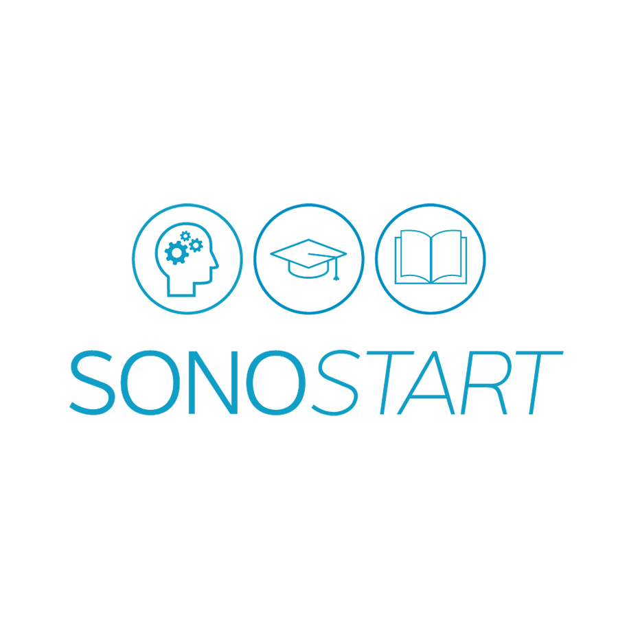 Sonostart logo design